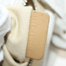 Chloe Paddington Hand Bag Leather White Gold Silver Auth am11899V-28