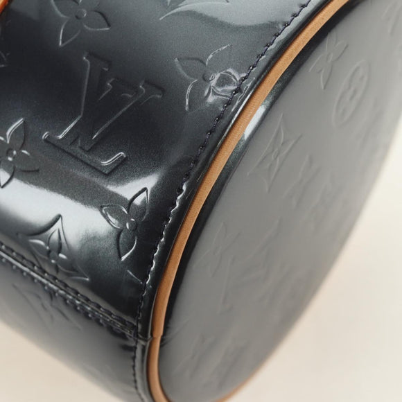 LOUIS VUITTON Monogram Vernis Bedford Hand Bag Indigo M91330 LV Auth am11900V