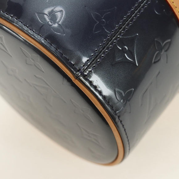 LOUIS VUITTON Monogram Vernis Bedford Hand Bag Indigo M91330 LV Auth am11900V