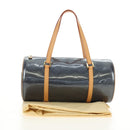 LOUIS VUITTON Monogram Vernis Bedford Hand Bag Indigo M91330 LV Auth am11900V-12