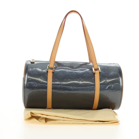 LOUIS VUITTON Monogram Vernis Bedford Hand Bag Indigo M91330 LV Auth am11900V