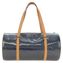 LOUIS VUITTON Monogram Vernis Bedford Hand Bag Indigo M91330 LV Auth am11900V-2