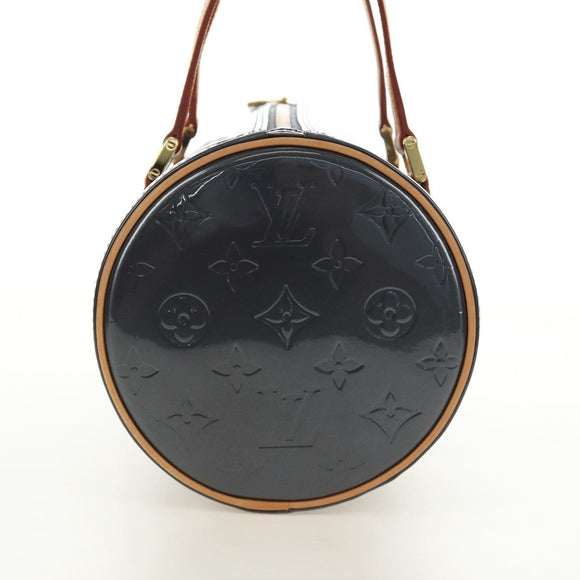 LOUIS VUITTON Monogram Vernis Bedford Hand Bag Indigo M91330 LV Auth am11900V