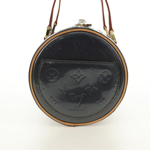 LOUIS VUITTON Monogram Vernis Bedford Hand Bag Indigo M91330 LV Auth am11900V