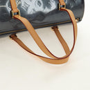 LOUIS VUITTON Monogram Vernis Bedford Hand Bag Indigo M91330 LV Auth am11900V-7