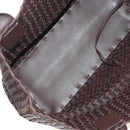 BOTTEGA VENETA INTRECCIATO Cabas PM Hand Bag Leather Brown 141498 Auth am11902SM-9