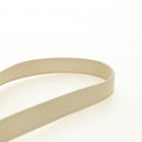 SAINT LAURENT YSL Shoulder Bag Leather Ivory Gold Auth am11905V-15