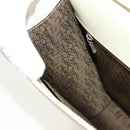 SAINT LAURENT YSL Shoulder Bag Leather Ivory Gold Auth am11905V-25