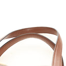 LOUIS VUITTON Mahina Runner PM Hand Bag Leather Brown M97052 LV Auth am11908V-15