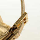 FENDI Mamma Baguette Shoulder Bag Leather Gold Auth am11909SM-19