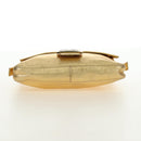 FENDI Mamma Baguette Shoulder Bag Leather Gold Auth am11909SM-8