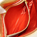 FENDI Mamma Baguette Shoulder Bag Leather Gold Auth am11909SM-31