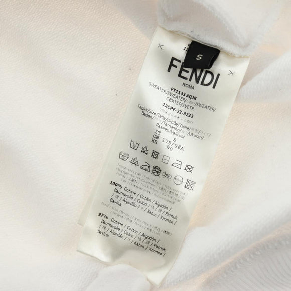 FENDI FENDI x FRGMT x POKÉMON Hoodie Kairyu Cotton S White Auth am11910SM