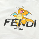 FENDI FENDI x FRGMT x POKÉMON Hoodie Kairyu Cotton S White Auth am11910SM-6