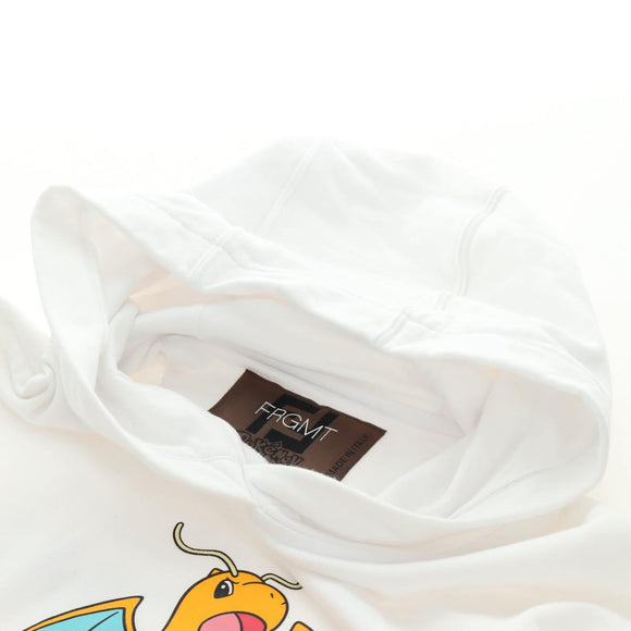 FENDI FENDI x FRGMT x POKÉMON Hoodie Kairyu Cotton S White Auth am11910SM