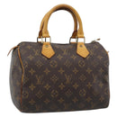 LOUIS VUITTON Monogram Speedy 25 Hand Bag M41528 LV Auth am11911A-1