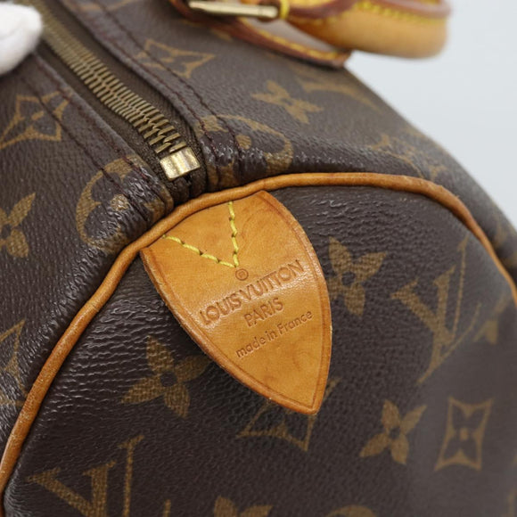 LOUIS VUITTON Monogram Speedy 25 Hand Bag M41528 LV Auth am11911A