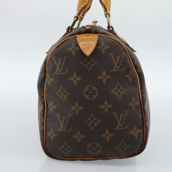 LOUIS VUITTON Monogram Speedy 25 Hand Bag M41528 LV Auth am11911A