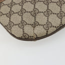 GUCCI GG Supreme Old Shoulder Bag PVC Beige Gold 378 02 020 Auth am11912-16