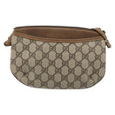 GUCCI GG Supreme Old Shoulder Bag PVC Beige Gold 378 02 020 Auth am11912-2