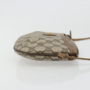 GUCCI GG Supreme Old Shoulder Bag PVC Beige Gold 378 02 020 Auth am11912-3