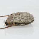 GUCCI GG Supreme Old Shoulder Bag PVC Beige Gold 378 02 020 Auth am11912-4