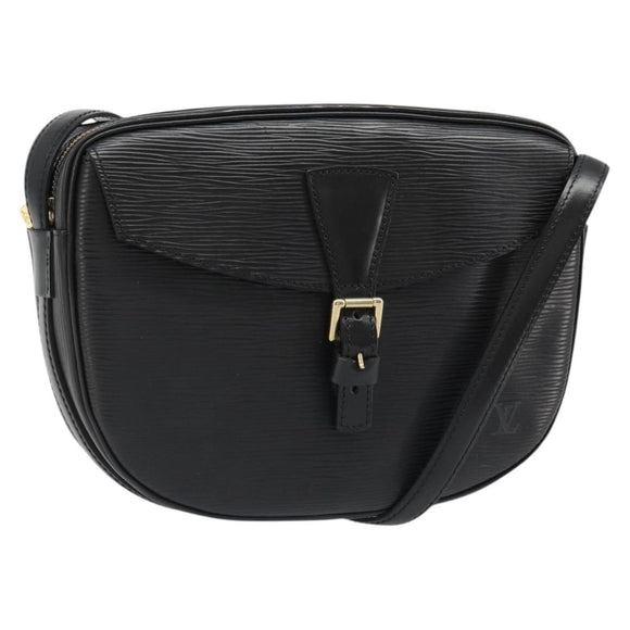 LOUIS VUITTON Epi Jeune Fille MM Shoulder Bag Black M52152 LV Auth am11913A