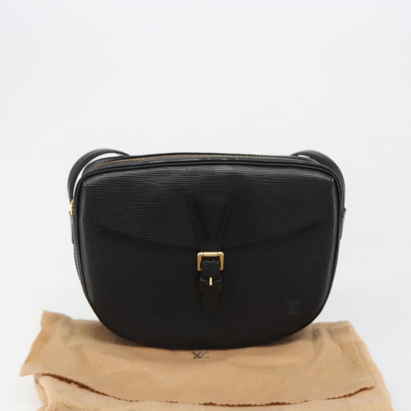 LOUIS VUITTON Epi Jeune Fille MM Shoulder Bag Black M52152 LV Auth am11913A