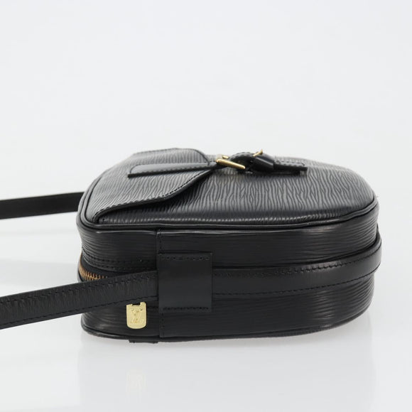 LOUIS VUITTON Epi Jeune Fille MM Shoulder Bag Black M52152 LV Auth am11913A
