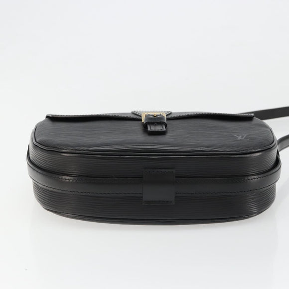 LOUIS VUITTON Epi Jeune Fille MM Shoulder Bag Black M52152 LV Auth am11913A