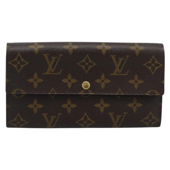 LOUIS VUITTON Monogram Portefeuille Sarah Long Wallet M61734 LV Auth am11915V