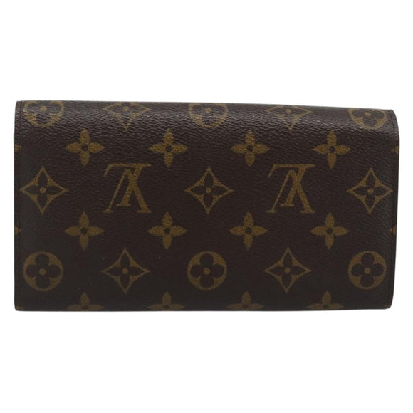 LOUIS VUITTON Monogram Portefeuille Sarah Long Wallet M61734 LV Auth am11915V