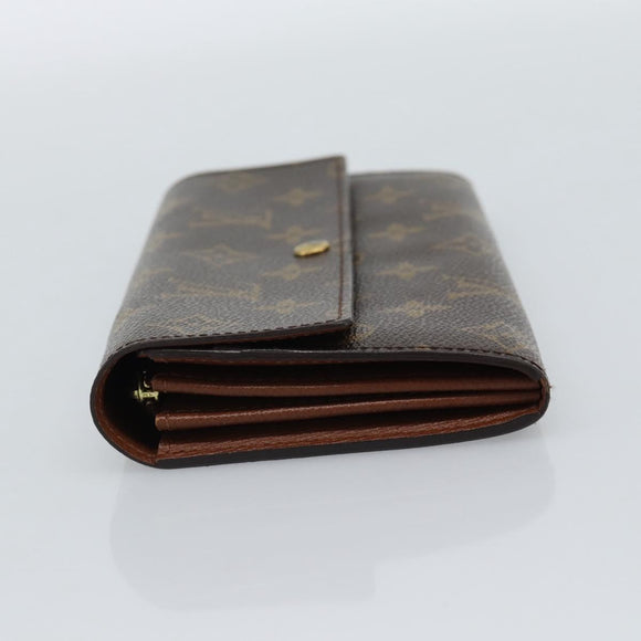LOUIS VUITTON Monogram Portefeuille Sarah Long Wallet M61734 LV Auth am11915V