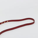 Miu Miu Ready Lock Hand Bag Leather 2way Orange Red Gold Auth am11916A-15