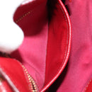 Miu Miu Ready Lock Hand Bag Leather 2way Orange Red Gold Auth am11916A-28