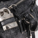 Chloe Paddington Hand Bag Leather Silver Auth am11917A-17