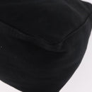 FENDI Mamma Baguette GM Shoulder Bag Cotton Jersey Black Silver Auth am11919-13