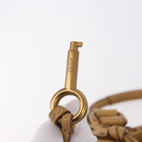 Chloe Paddington Hand Bag Leather Beige Gold Silver Auth am11920V-9
