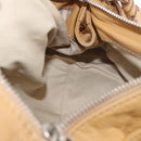 Chloe Paddington Hand Bag Leather Beige Gold Silver Auth am11920V-22