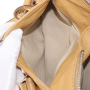 Chloe Paddington Hand Bag Leather Beige Gold Silver Auth am11920V-24