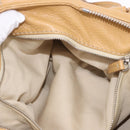 Chloe Paddington Hand Bag Leather Beige Gold Silver Auth am11920V-26