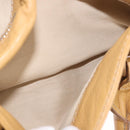 Chloe Paddington Hand Bag Leather Beige Gold Silver Auth am11920V-27