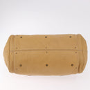 Chloe Paddington Hand Bag Leather Beige Gold Silver Auth am11920V-5
