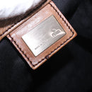 FENDI Zucca Canvas Shoulder Bag Black Brown Auth am11922V-10