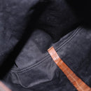 FENDI Zucca Canvas Shoulder Bag Black Brown Auth am11922V-11