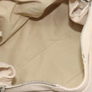 Chloe Paddington Hand Bag Leather Ivory Gold Silver Auth am11923V-19