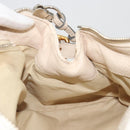 Chloe Paddington Hand Bag Leather Ivory Gold Silver Auth am11923V-20