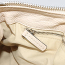 Chloe Paddington Hand Bag Leather Ivory Gold Silver Auth am11923V-22