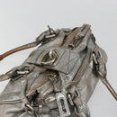 Chloe Paddington Hand Bag Leather Silver Auth am11924A-6