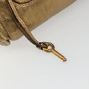 Chloe Paddington Hand Bag Leather Gold Auth am11925A-14
